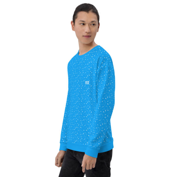 Sweat-shirt bleu electrique Blue Snow