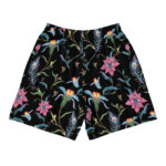 Short de bain fleur homme noir